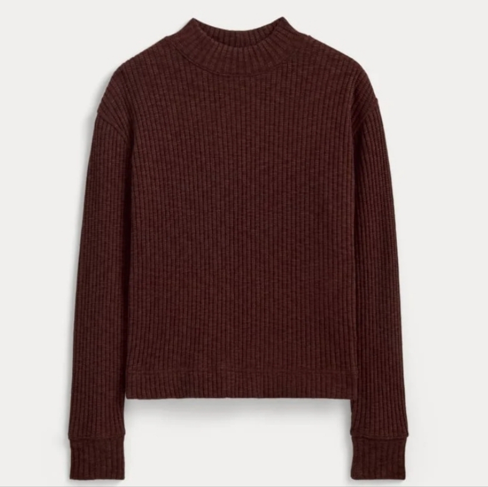 Everlane Cozy Rib Funnel Neck  Nwt